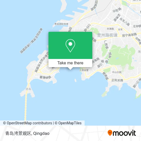 青岛湾景观区 map