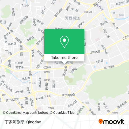 丁家河别墅 map