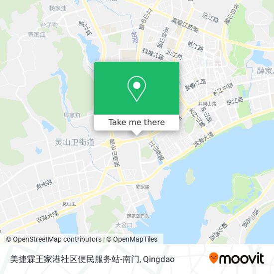 美捷霖王家港社区便民服务站-南门 map