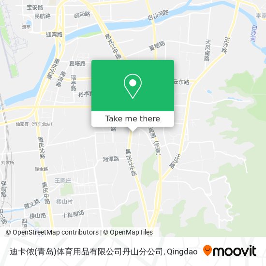 迪卡侬(青岛)体育用品有限公司丹山分公司 map