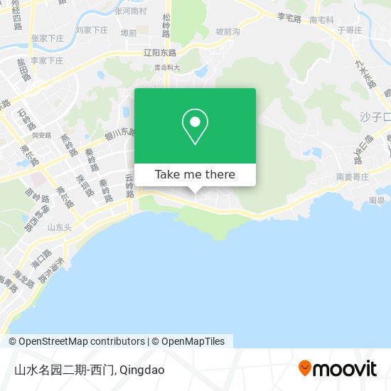 山水名园二期-西门 map