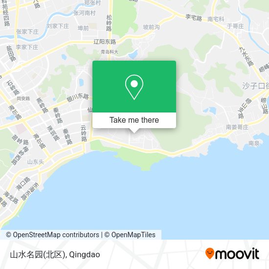 山水名园(北区) map