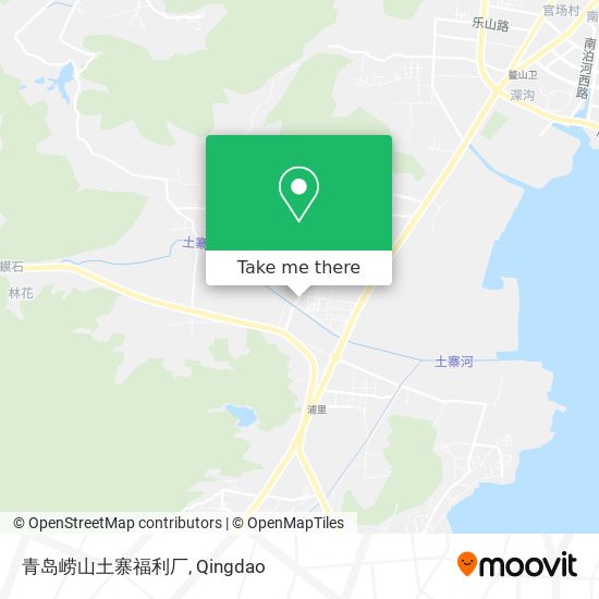 青岛崂山土寨福利厂 map