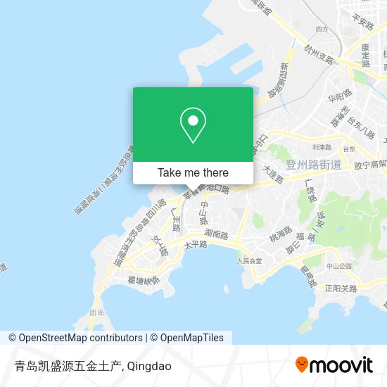 青岛凯盛源五金土产 map