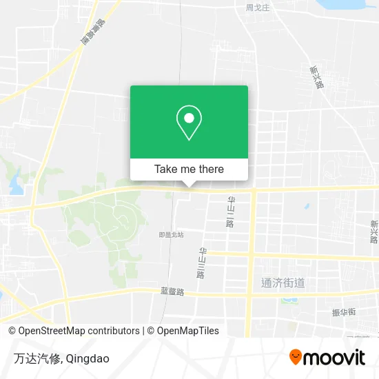 万达汽修 map