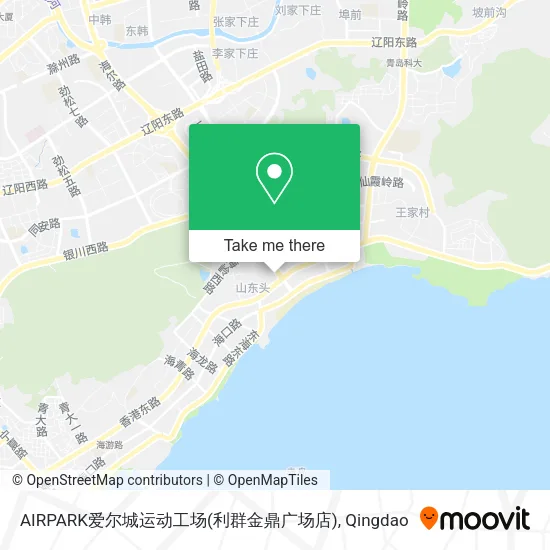 AIRPARK爱尔城运动工场(利群金鼎广场店) map