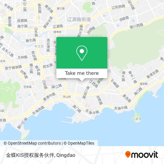 金蝶KIS授权服务伙伴 map