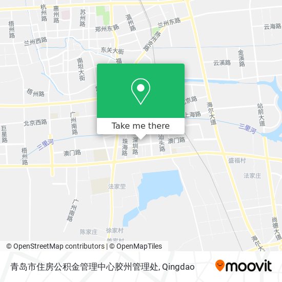 青岛市住房公积金管理中心胶州管理处 map