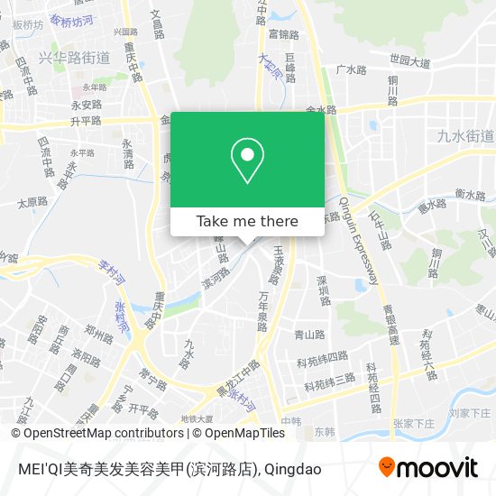 MEI'QI美奇美发美容美甲(滨河路店) map