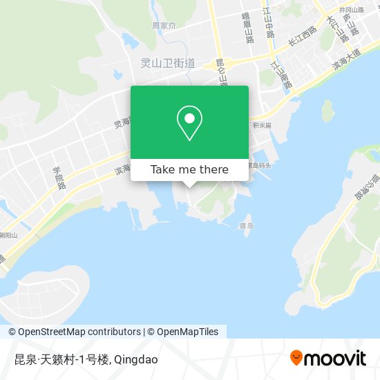 昆泉·天籁村-1号楼 map