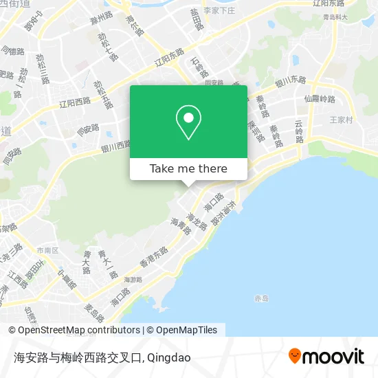 海安路与梅岭西路交叉口 map