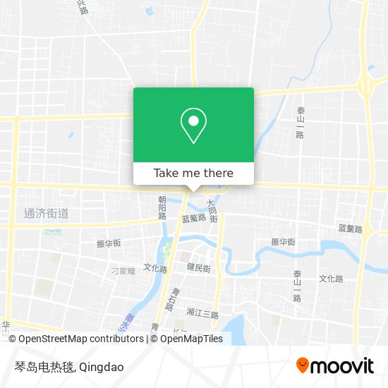琴岛电热毯 map