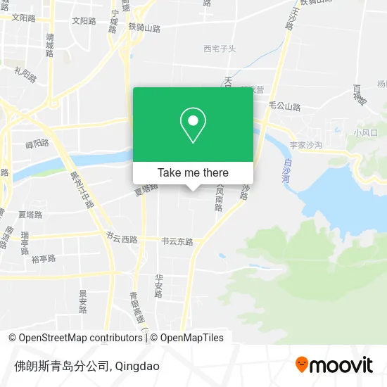 佛朗斯青岛分公司 map
