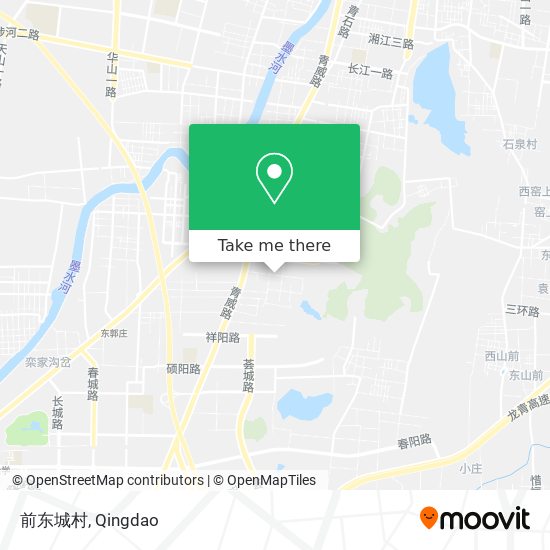 前东城村 map
