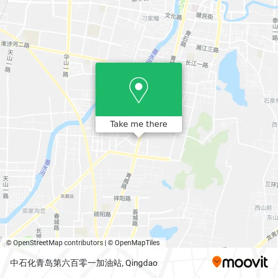中石化青岛第六百零一加油站 map