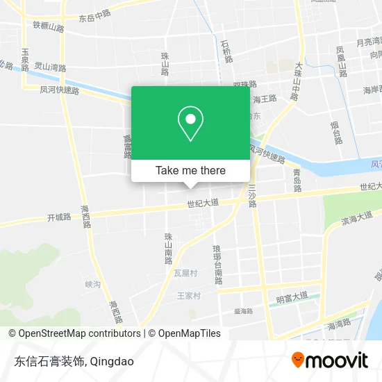 东信石膏装饰 map