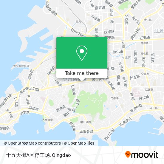 十五大街A区停车场 map