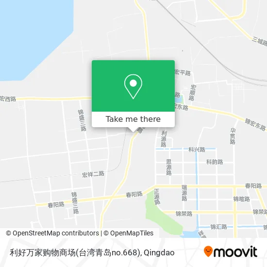 利好万家购物商场(台湾青岛no.668) map