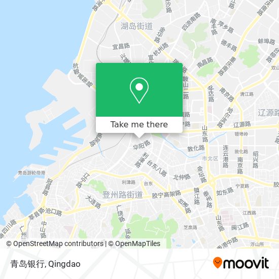青岛银行 map