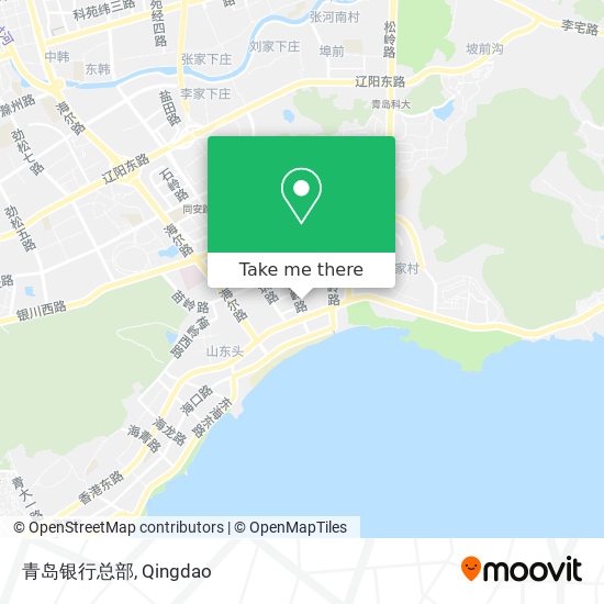 青岛银行总部 map