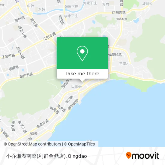 小乔湘湖南菜(利群金鼎店) map