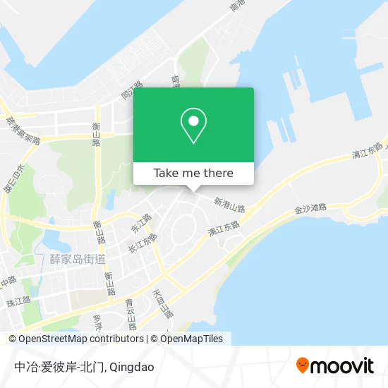 中冶·爱彼岸-北门 map