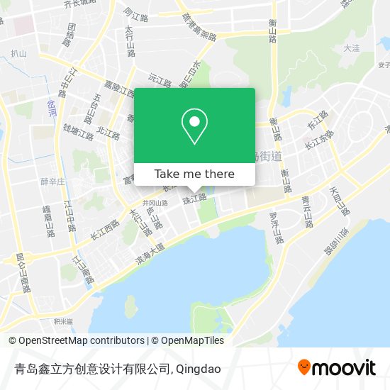 青岛鑫立方创意设计有限公司 map