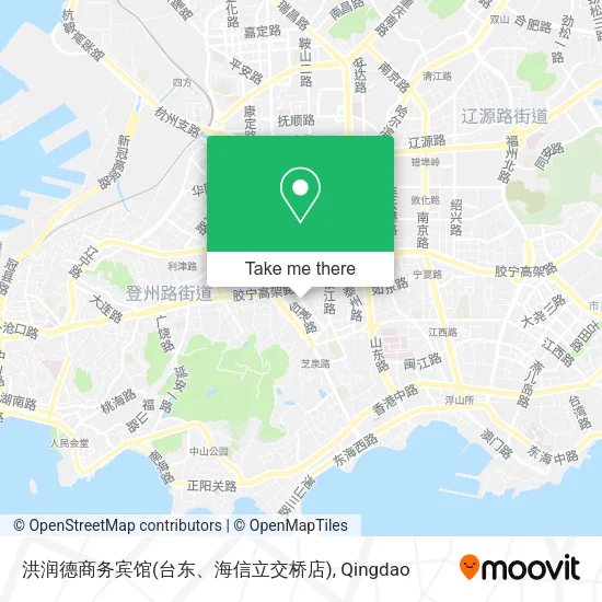 洪润德商务宾馆(台东、海信立交桥店) map