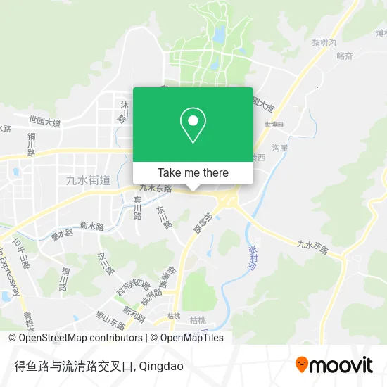 得鱼路与流清路交叉口 map