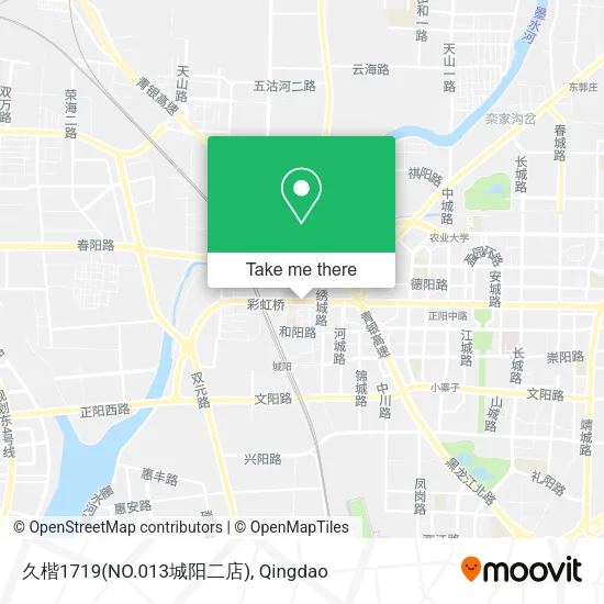 久楷1719(NO.013城阳二店) map