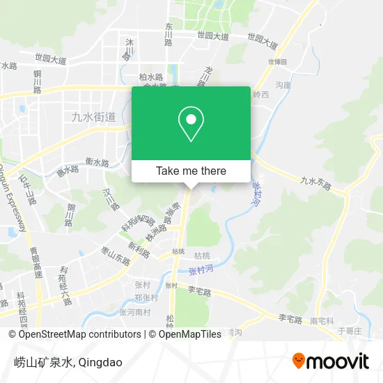 崂山矿泉水 map