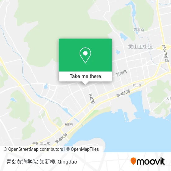 青岛黄海学院-知新楼 map