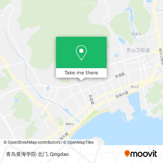 青岛黄海学院-北门 map