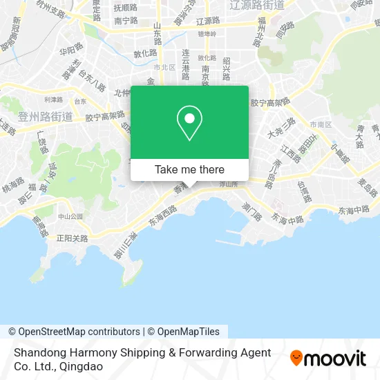 Shandong Harmony Shipping & Forwarding Agent Co. Ltd. map