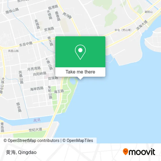 黄海 map