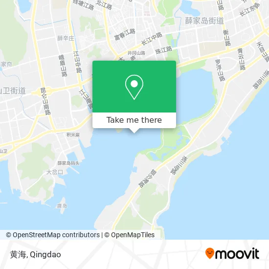 黄海 map
