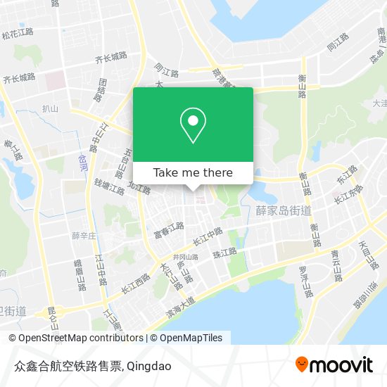 众鑫合航空铁路售票 map
