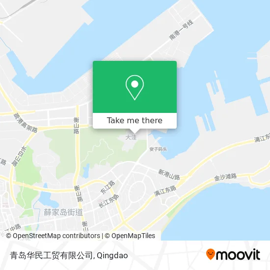 青岛华民工贸有限公司 map