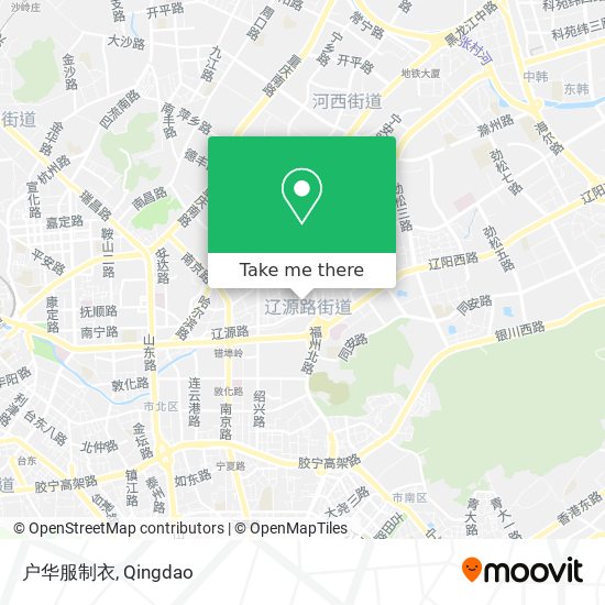 户华服制衣 map