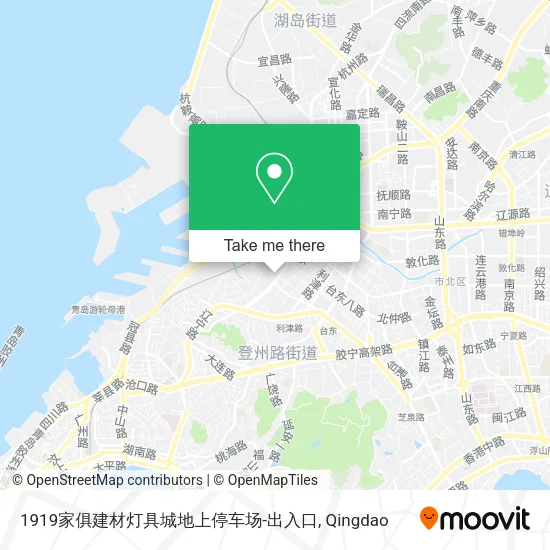 1919家俱建材灯具城地上停车场-出入口 map