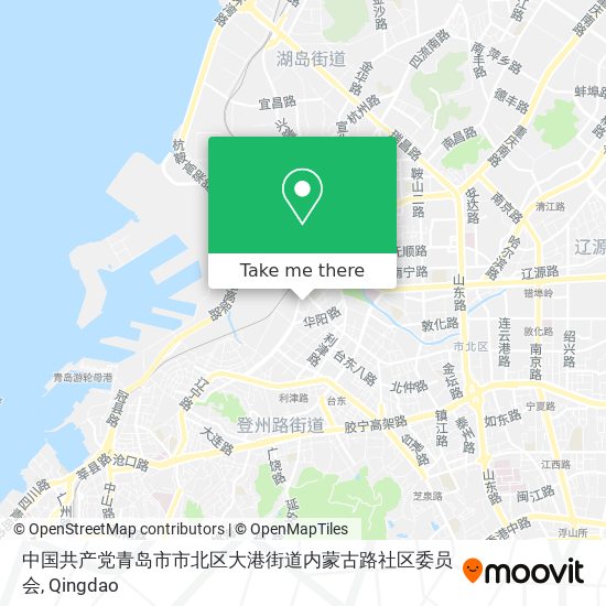 中国共产党青岛市市北区大港街道内蒙古路社区委员会 map