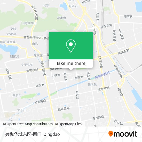 兴悦华城东区-西门 map