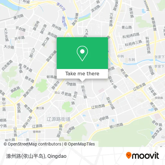 滁州路(依山半岛) map