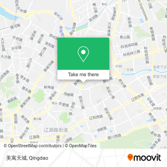 美寓天城 map