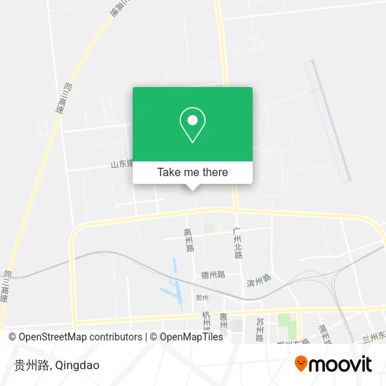 贵州路 map