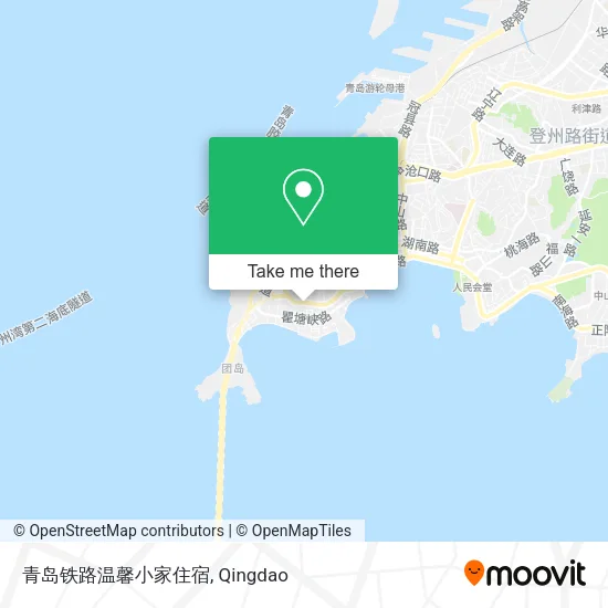 青岛铁路温馨小家住宿 map