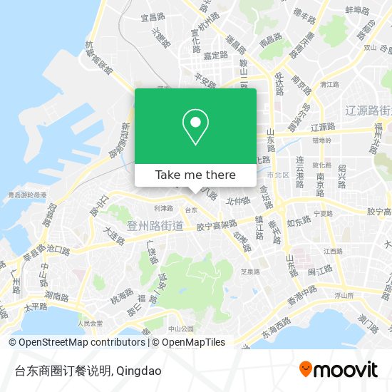 台东商圈订餐说明 map