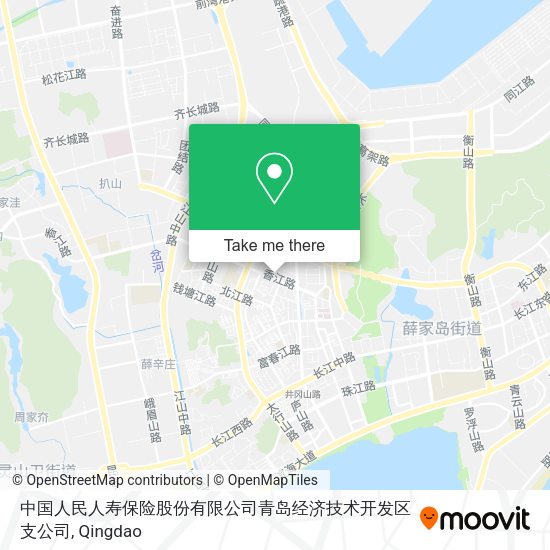 中国人民人寿保险股份有限公司青岛经济技术开发区支公司 map