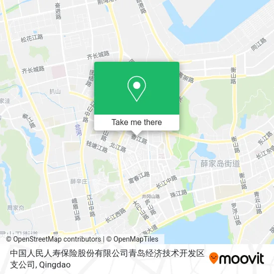 中国人民人寿保险股份有限公司青岛经济技术开发区支公司 map