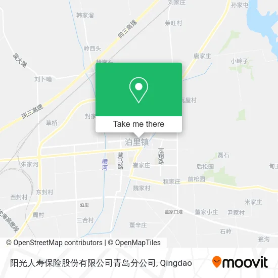 阳光人寿保险股份有限公司青岛分公司 map